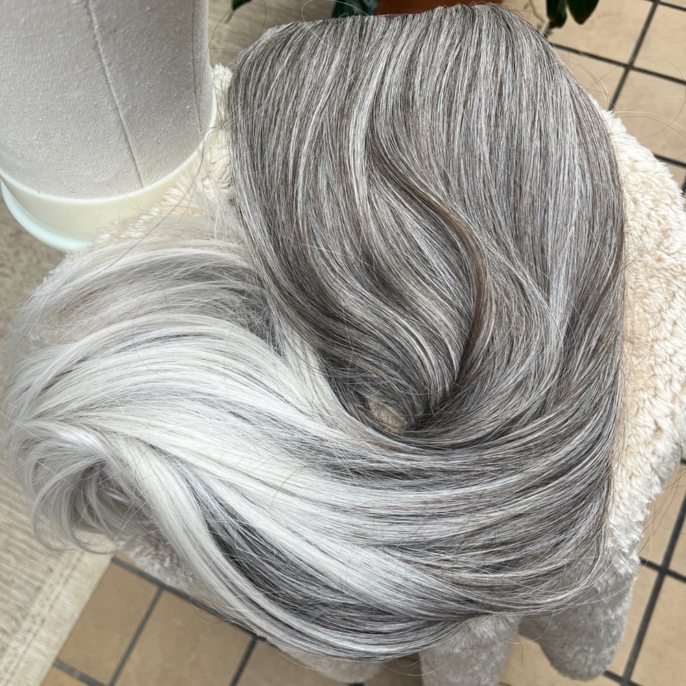 Topless White Sands beach long wig - Picture 3 of 14